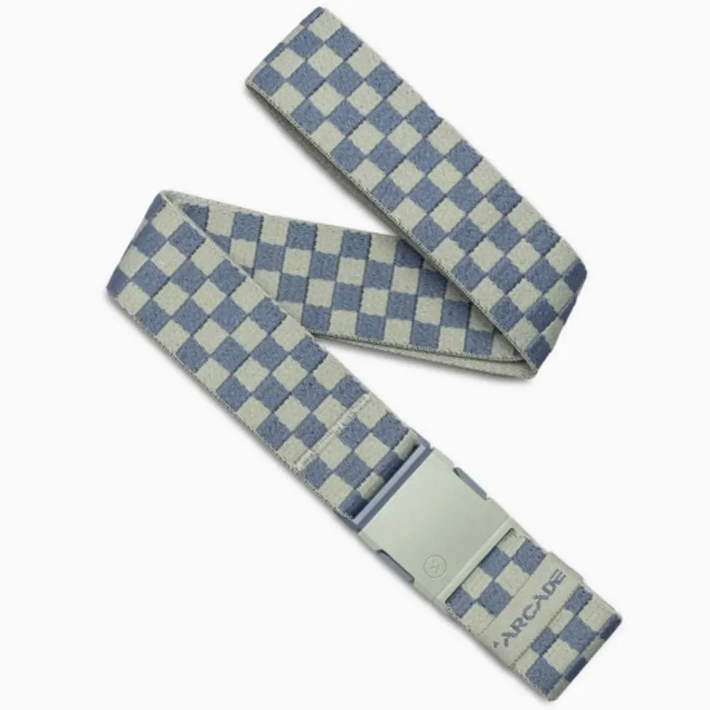 Arcade Check Sky Sage Belt